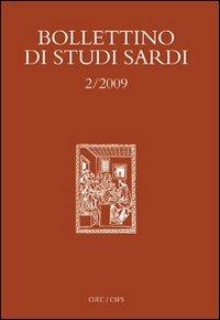 Bollettino di studi sardi (2009). Vol. 2 - copertina