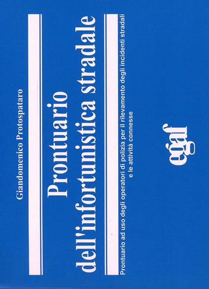 Prontuario dell'infortunistica stradale - copertina