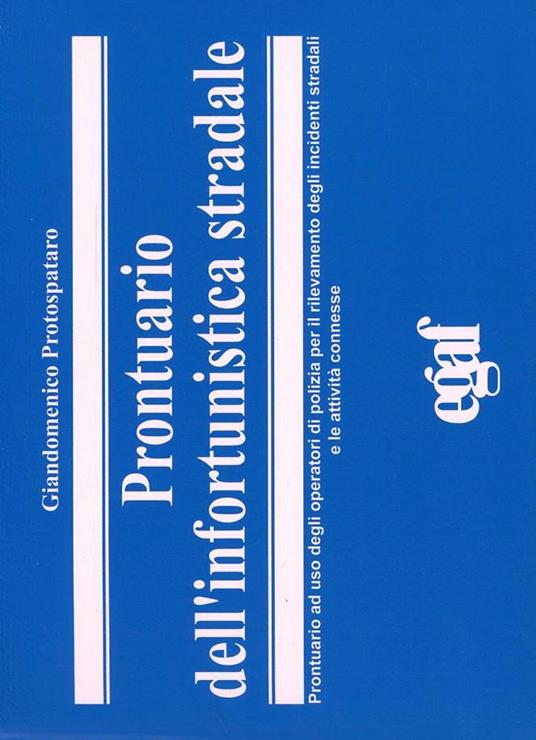 Prontuario dell'infortunistica stradale - copertina