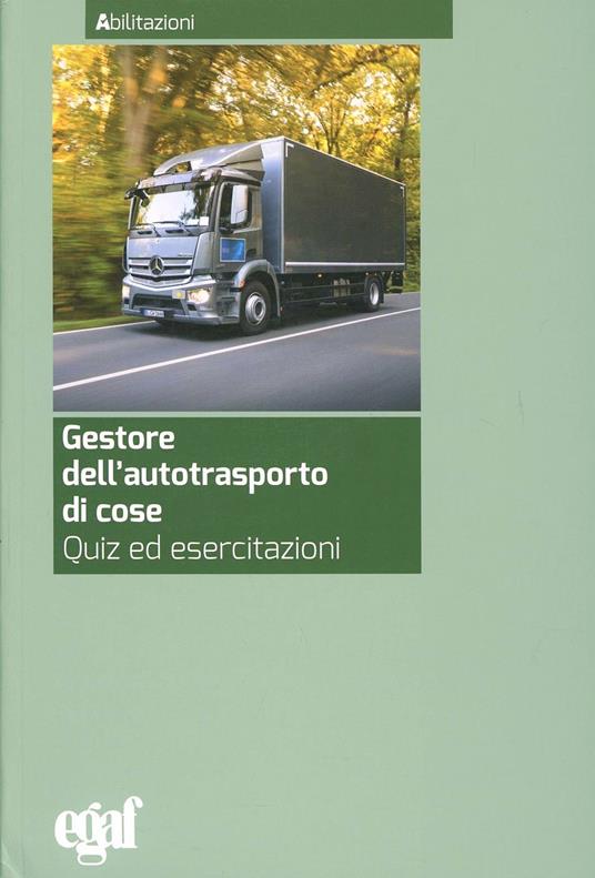 Gestore dell'autotrasporto di cose - copertina