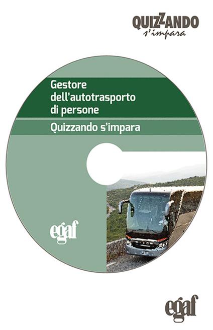 Gestore dell'autotrasporto di persone. DVD-ROM - copertina