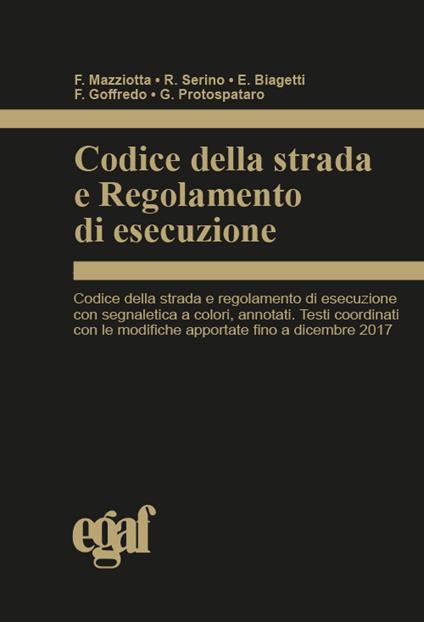 Codice della strada e regolamento di esecuzione - copertina