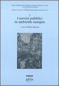 I servizi pubblici in ambiente europeo - copertina