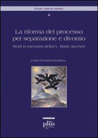 La riforma del processo per separazione e divorzio. Tutele sostanziali e processuali. Studi in memoria dell'avv. Jaccheri - copertina