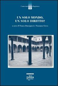 Un solo mondo, un solo diritto? - copertina