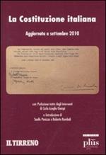 La Costituzione italiana. Aggiornata a settembre 2010