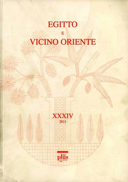 Egitto e Vicino Oriente (2011). Vol. 34 - copertina
