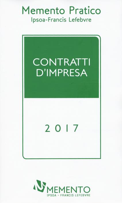 Contratti d'impresa 2017 - copertina