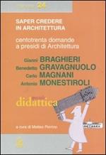Centotrenta domande a presidi di Architettura