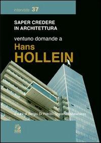 Ventuno domande a Hans Hollein - copertina