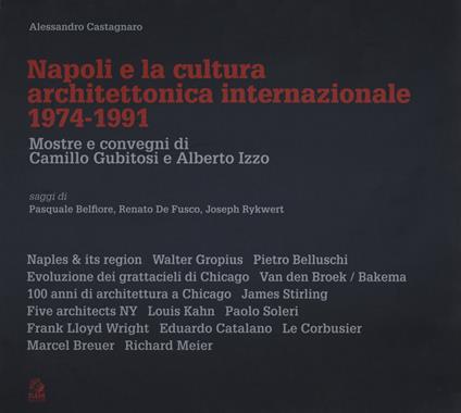 Napoli e la cultura architettonica internazionale (1974-1991). Mostre e convegni di Camillo Gubitosi e Alberto Izzo - Alessandro Castagnaro - copertina