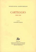Carteggio 1908-1940