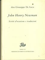 John Henry Newman. Scritti d'occasione e traduzioni