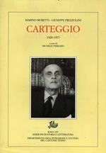 Carteggio (1920-1977)