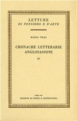 Cronache letterarie anglosassoni. Vol. 4