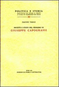 Società e Stato nel pensiero di Giuseppe Capograssi - Claudio Vasale - copertina