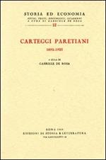 Carteggi paretiani (1892-1923)