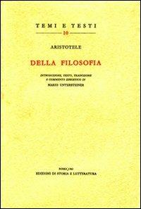 Della filosofia - Aristotele - copertina