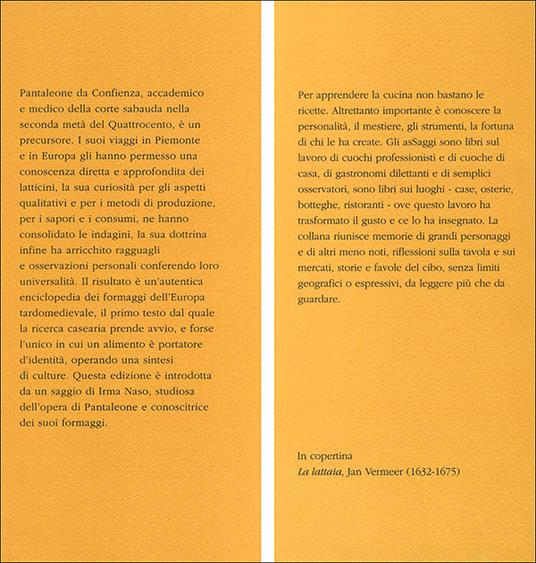 Trattato dei latticini - Pantaleone da Confienza - 2