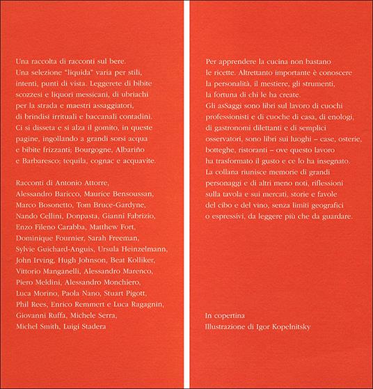 La dea bottiglia. Racconti di assetati e bevitori - 2