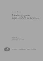 L' ultimo preposito degli Umiliati di Cannobio