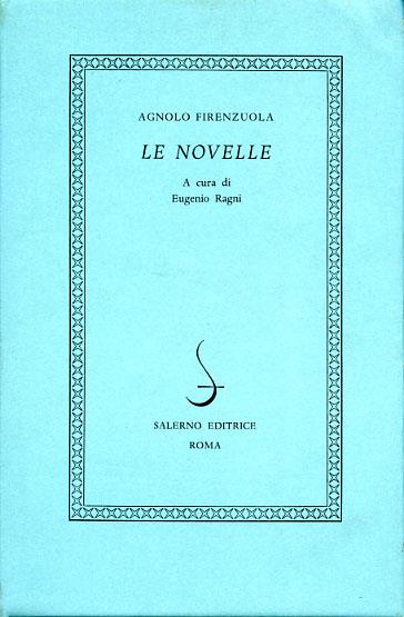 Le novelle - Agnolo Firenzuola - copertina