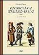 Libro Vocabolario italiano-sardo Giovanni Spano