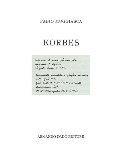 Korbes - Fabio Muggiasca - copertina