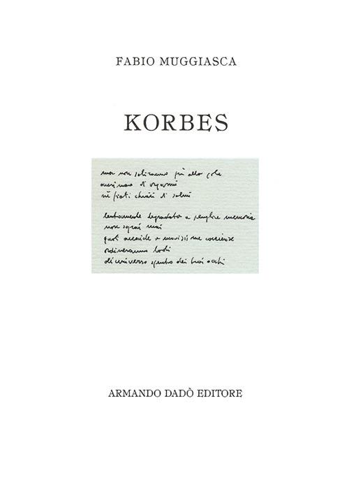 Korbes - Fabio Muggiasca - copertina