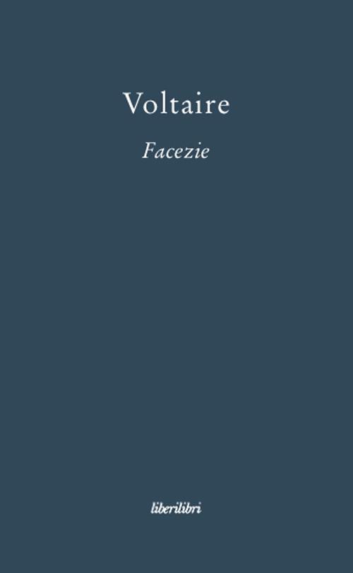Facezie - Voltaire - copertina