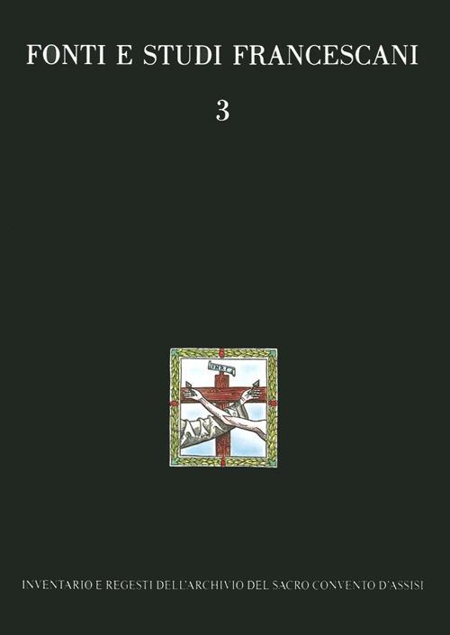 Inventario e regesti dell'Archivio del Sacro Convento d'Assisi - copertina