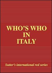 Who's who in Italy 2009 edition - copertina