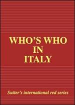 Who's who in Italy 2009