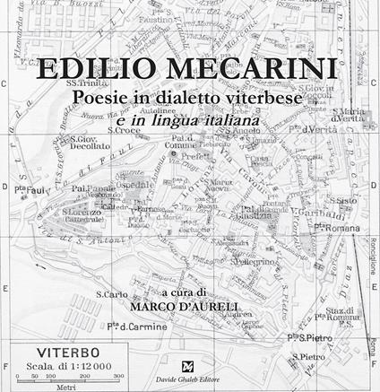 Poesie in dialetto viterbese e in lingua italiana - Edilio Mecarini - copertina