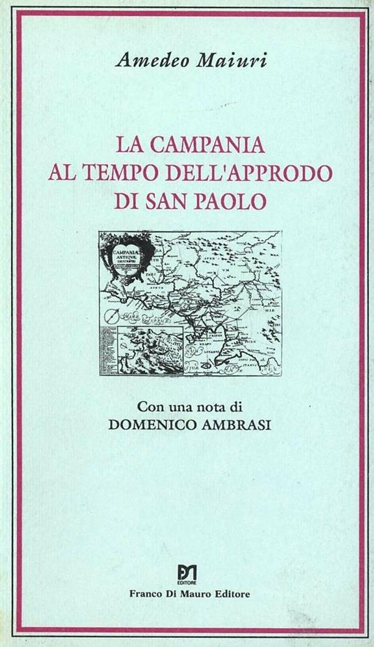 La Campania al tempo dell'approdo di san Paolo - Amedeo Maiuri - copertina