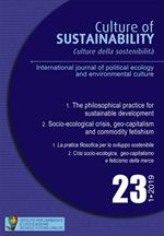 Culture della sostenibilità. Ediz. italiana e inglese (2019). Vol. 23