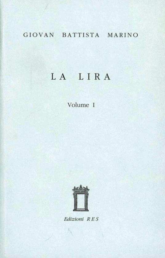 La lira - Giambattista Marino - copertina