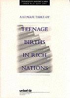 League table of teenage births in rich nations - copertina