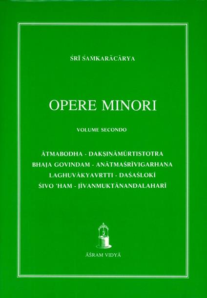 Opere minori. Vol. 2 - Shamkara - copertina