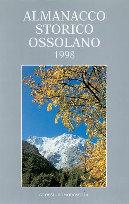Almanacco storico ossolano 1998 - copertina