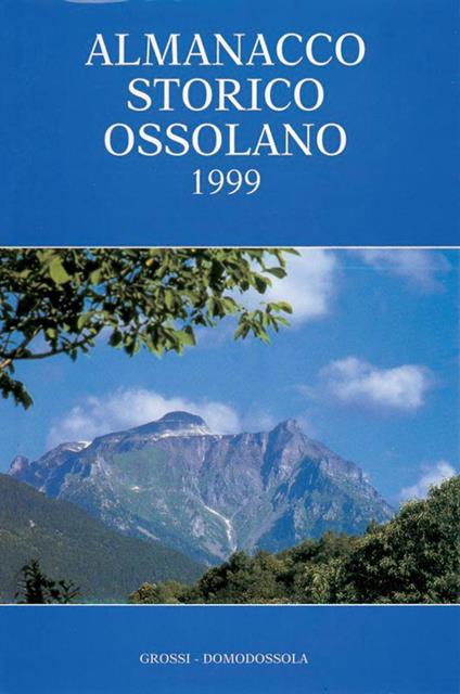 Almanacco storico ossolano 1999 - copertina