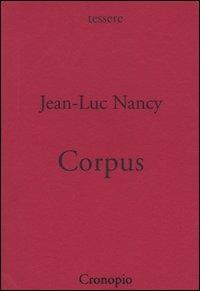 Corpus - Jean-Luc Nancy - copertina