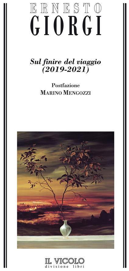 Sul finire del viaggio (2019-2021) - Ernesto Giorgi - copertina