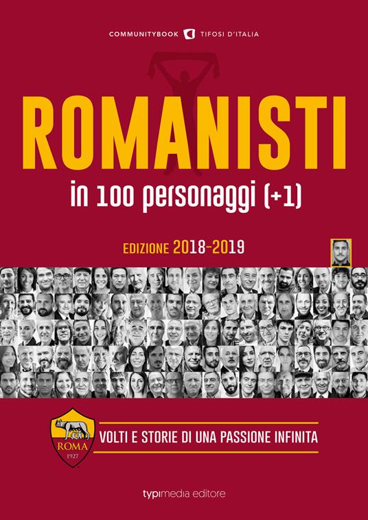 Romanisti in 100 personaggi (+1). Volti e storie di una passione infinita - copertina