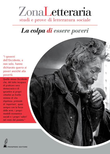 Zona Letteraria. Studi e prove di letteratura sociale (2018). Vol. 1: colpa di essere poveri (Novembre), La. - copertina