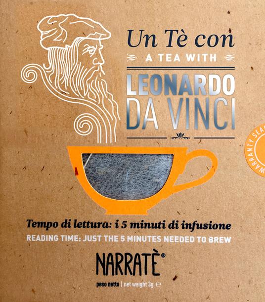 Un tè con Leonardo da Vinci-A tea with Leonardo da Vinci. Ediz. bilingue - Luca Caricato - copertina