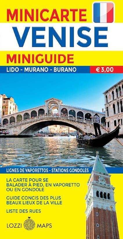 Venezia mini-map. Ediz. francese - copertina