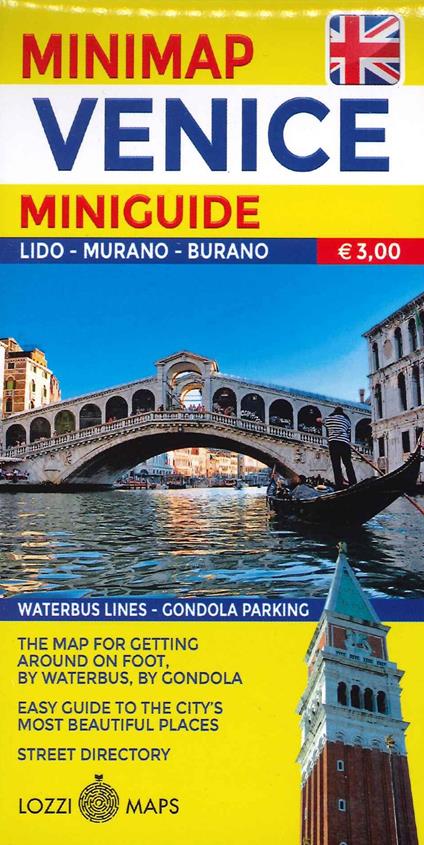 Venezia. Miniguida e minimappa. Ediz. inglese - copertina