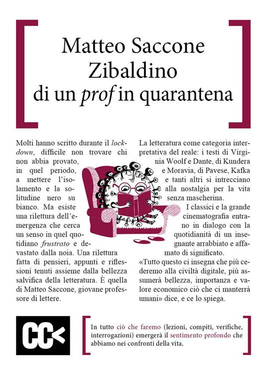 Zibaldino di un prof in quarantena - Matteo Saccone - copertina