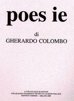 Libro Poesie Gherardo Colombo